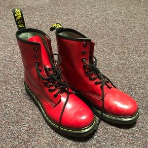 Classic Red Dr. Martens Boot - Women’s Size 10